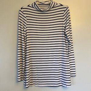 Daily Ritual‎ - size S, black/white stripe shirt